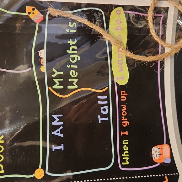 First & Last Day of School Chalkboard, NWT - Picture 11 of 16